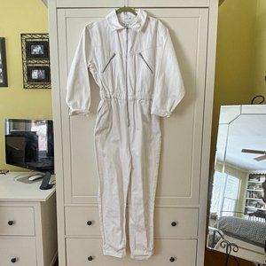 NWT White Denim TopShop Jumpsuit